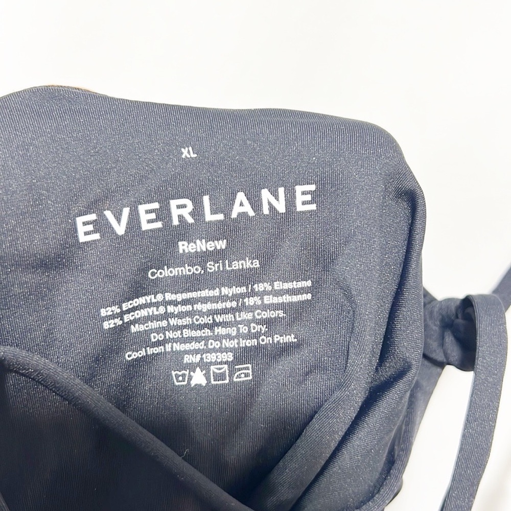 Everlane The String One Piece Swimsuit Black Size XL NWT - Picture 7 of 10